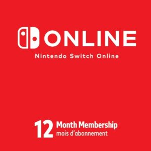 Nintendo Switch Online 12 Mois Abonnement Individuel [Digital Code]