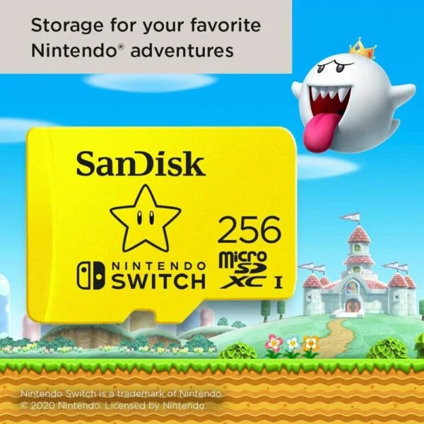SanDisk-256G-Carte mémoire microSDXC UHS-I pour Nintendo Switch 256 Go – Image 4
